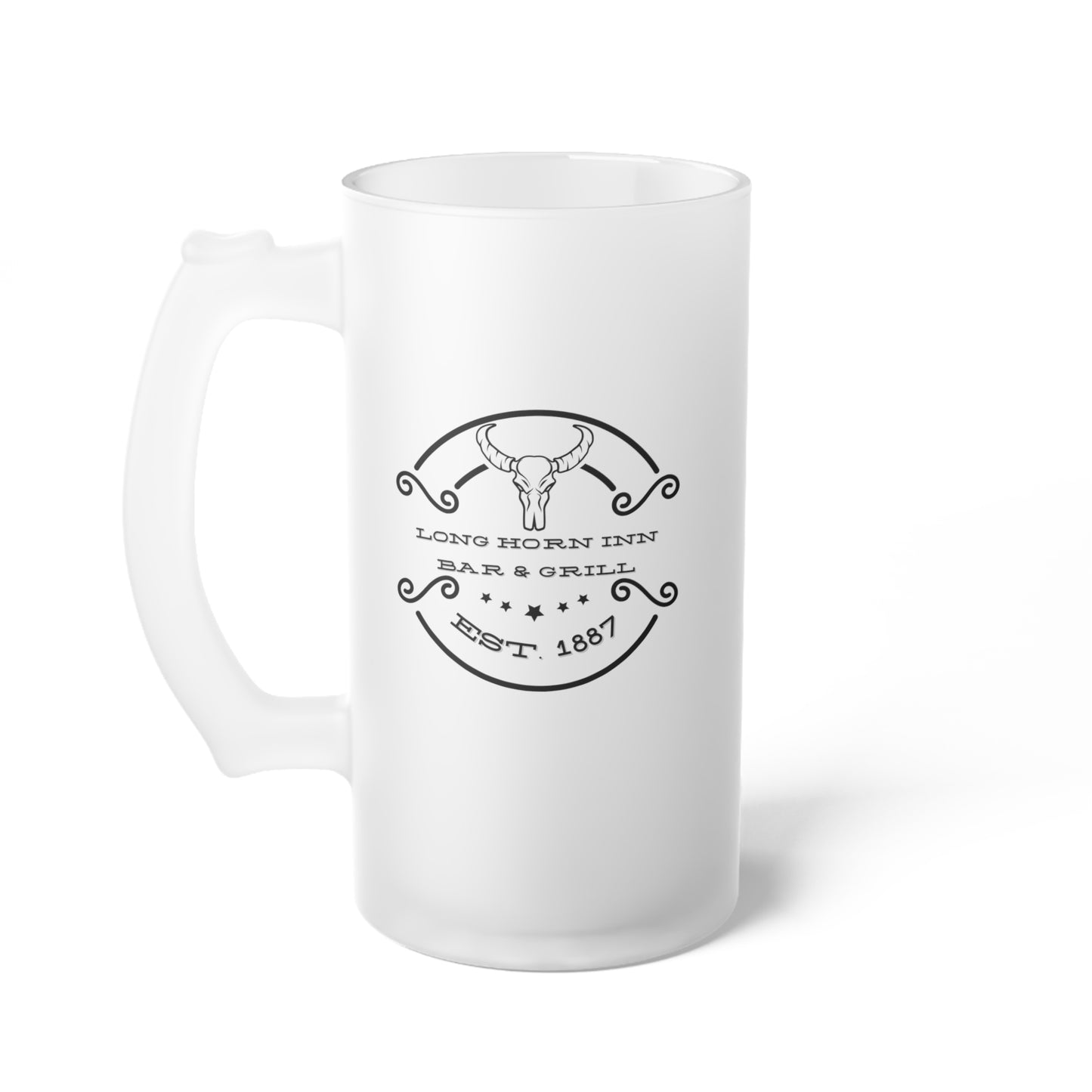 Frosted Glass Beer Mug