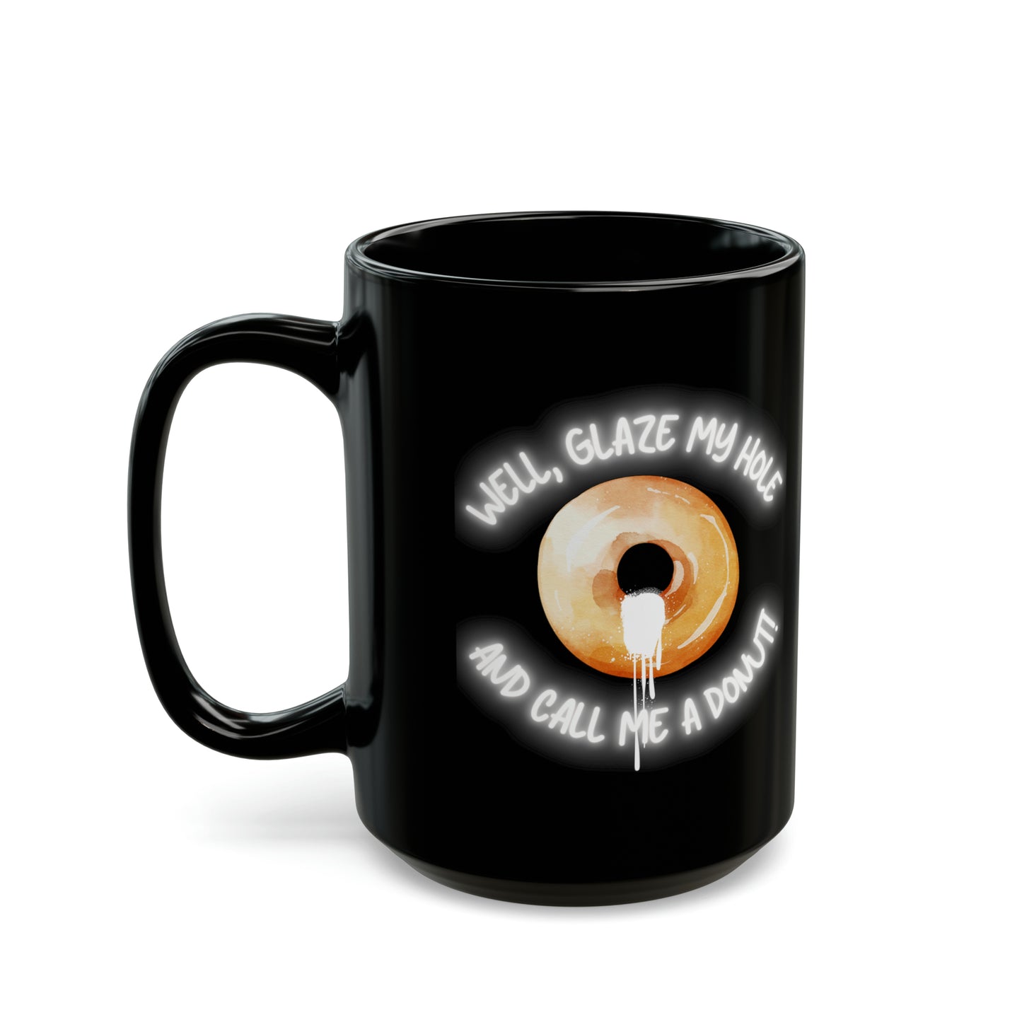 Donut Black Mug (11oz, 15oz)
