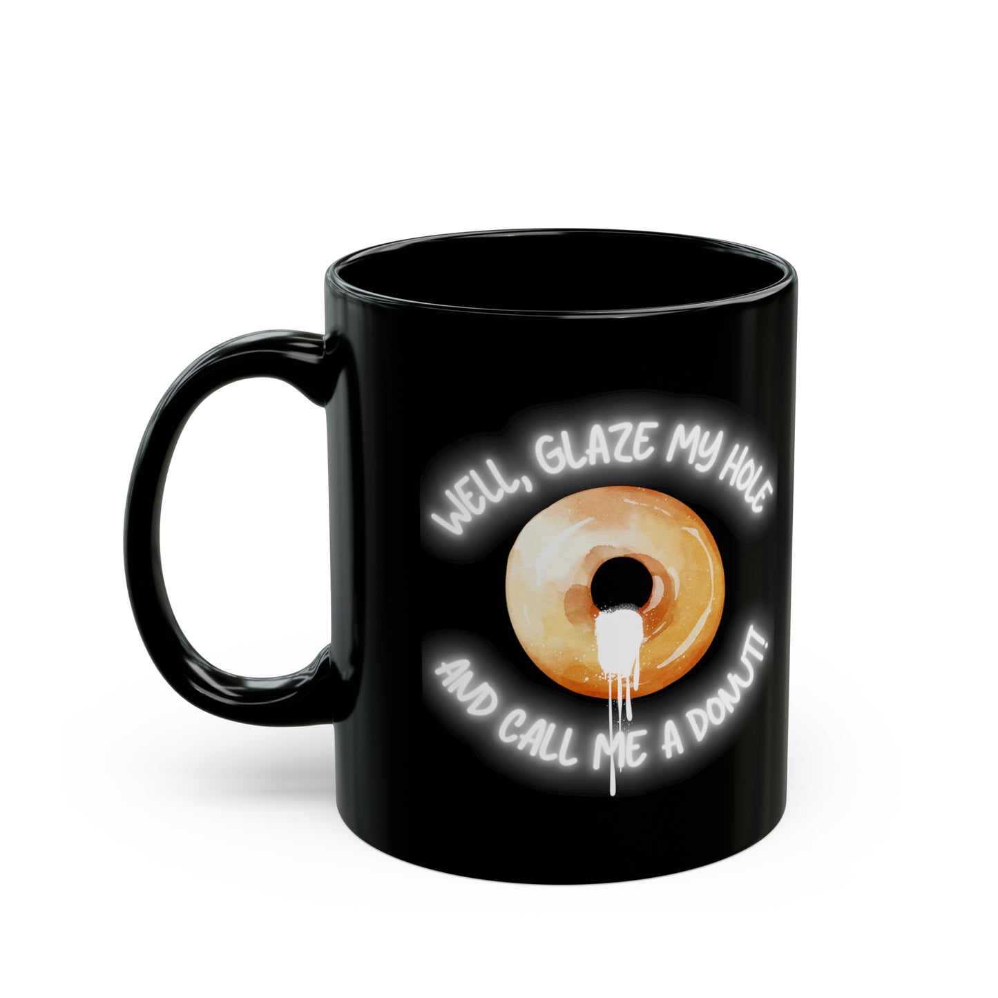 Donut Black Mug (11oz, 15oz)